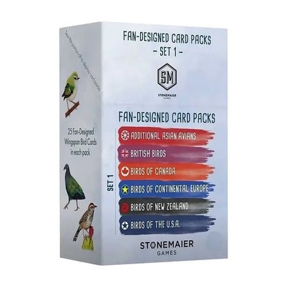 Wingspan Fan-Designed Card Packs: Set 1-101 Board / Card Games-Brain Games OÜ
