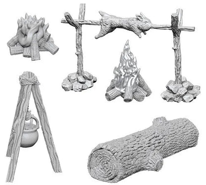 WizKids Miniatures - Camp Fire & Sitting Log-Strateegiamängud-Brain Games OÜ