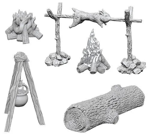 WizKids Miniatures - Camp Fire & Sitting Log-Strateegiamängud-Brain Games OÜ