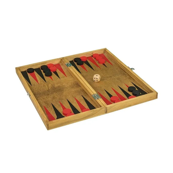 Wooden Games Workshop "Backgammon"-w001 WHSX Board / Card Games-Brain Games OÜ