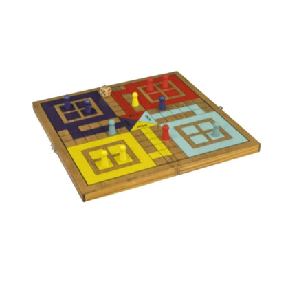 Wooden Games Workshop "Ludo"-w001 WHSX Board / Card Games-Brain Games OÜ