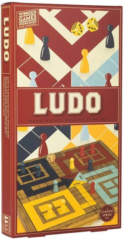 Wooden Games Workshop "Ludo"-w001 WHSX Board / Card Games-Brain Games OÜ