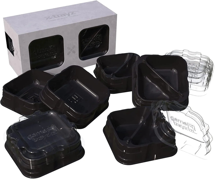 X-Trayz - Black Set (3+3)-104 Accessories-Brain Games OÜ