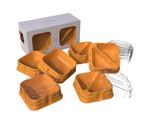X-Trayz - Orange Set (3+3)-104 Accessories-Brain Games OÜ