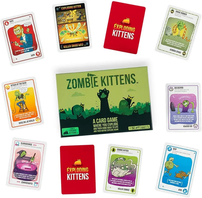 Zombie Kittens-w101 WHS Board / Card Games-Brain Games OÜ