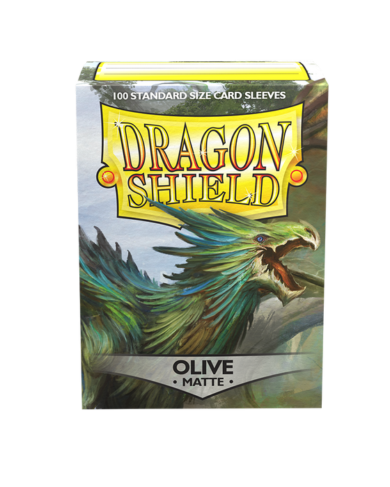 Dragon Shield Sleeves - Matte Olive