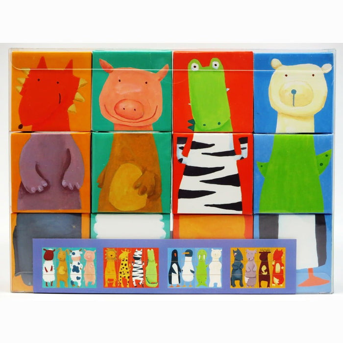 12 cubes - Colour animals