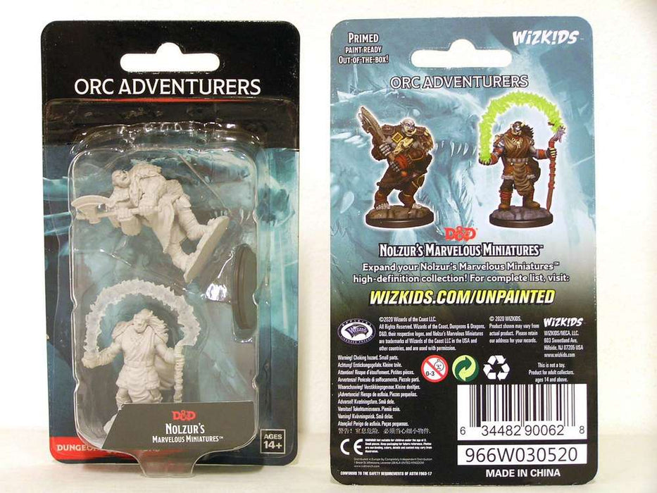D&D Nolzur's Orc Adventurers miniatuurid