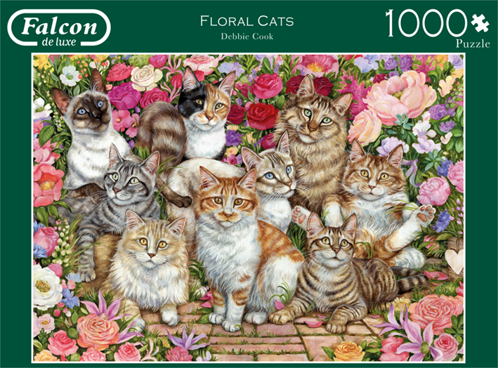 Pusle "Floral Cats" 1000 tk
