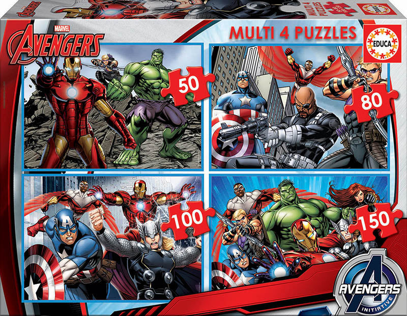 Puslekomplekt ''Multi Puzzles Avengers''