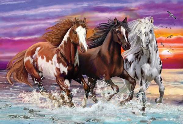 Pusle "Trio of wild horses" 200 tk