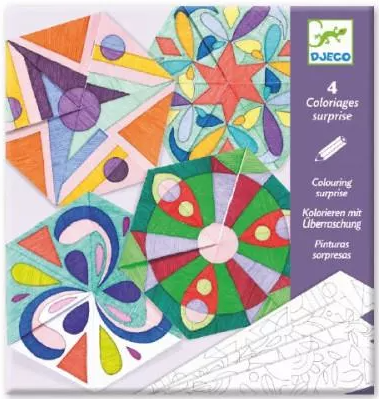 Värvitav origami "Roseti mandalad"