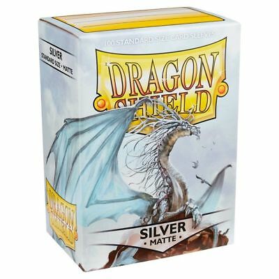 Dragon Shield Sleeves - Matte Silver