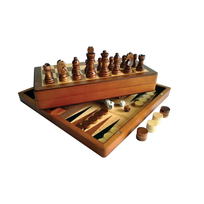 Chess/Backgammon/Checkers 3-in-1 Set