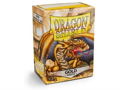 Dragon Shield Sleeves - Matte Gold