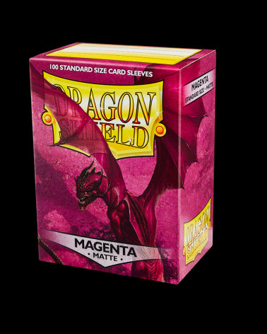 Dragon Shield Sleeves - Matte Magenta