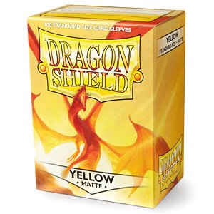 Dragon Shield Sleeves - Matte Yellow
