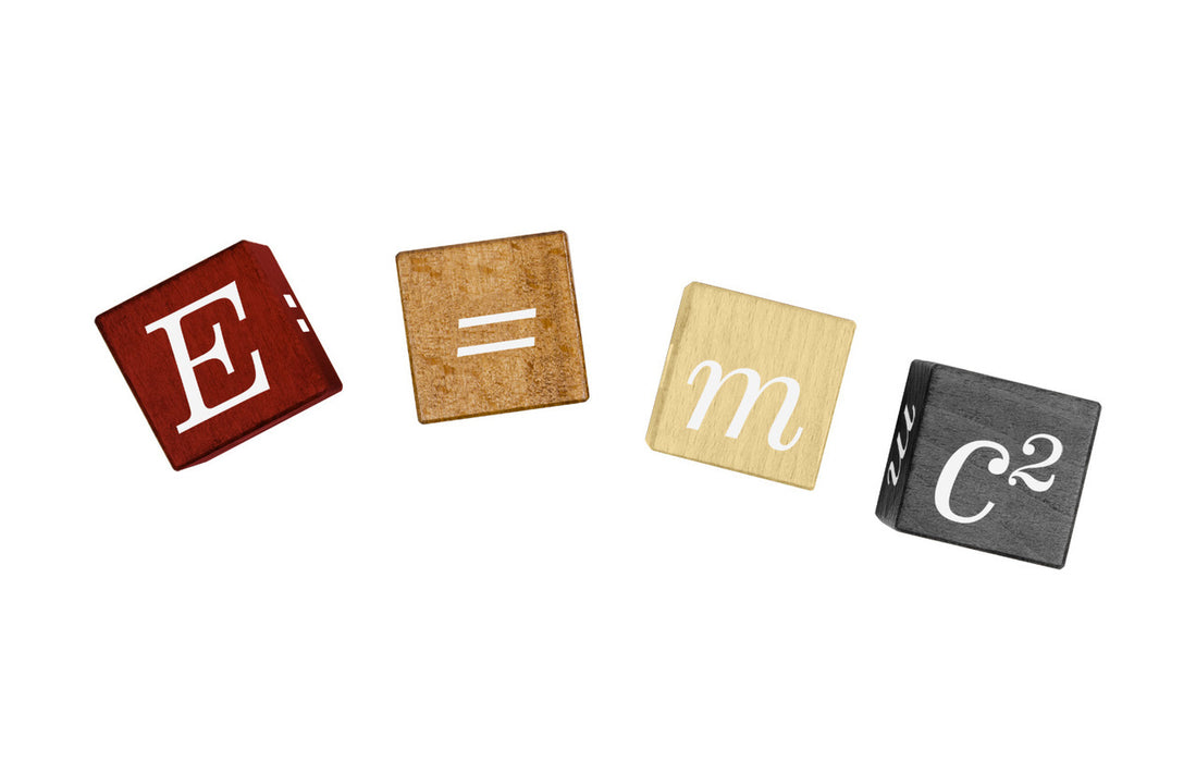 Einstein Collection: E=MC2 Puzzle Blocks